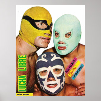 Lucha Libre Trio Poster