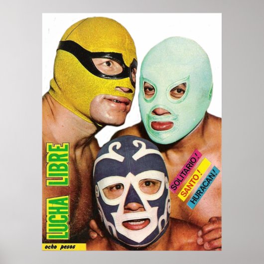 Lucha Libre Trio Poster (Vorne)