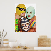 Lucha Libre Trio Poster (Küche)