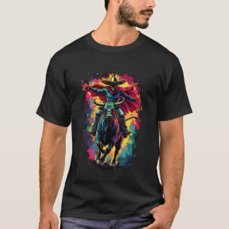 Lucha Libre Vaquero Mexikanischer Rodeo Geist T-Shirt