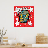 Lucha Libre Wrestler Colassal Poster! Poster (Küche)