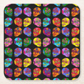 Lucha Rechteckiger Pappuntersetzer (Vorderseite)