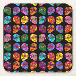 Lucha Rechteckiger Pappuntersetzer