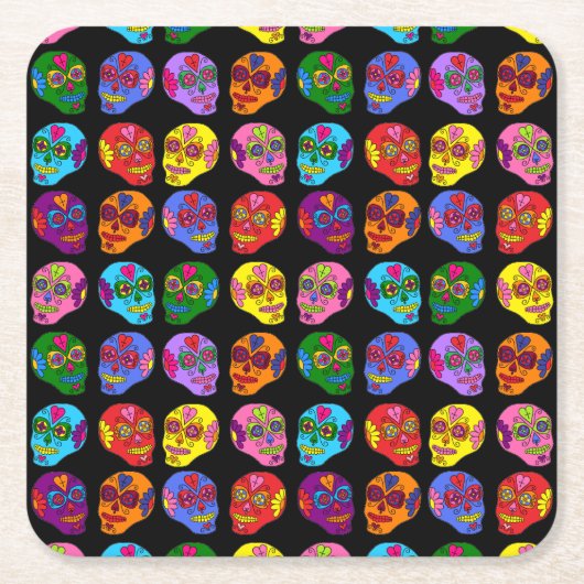 Lucha Rechteckiger Pappuntersetzer (Vorderseite)