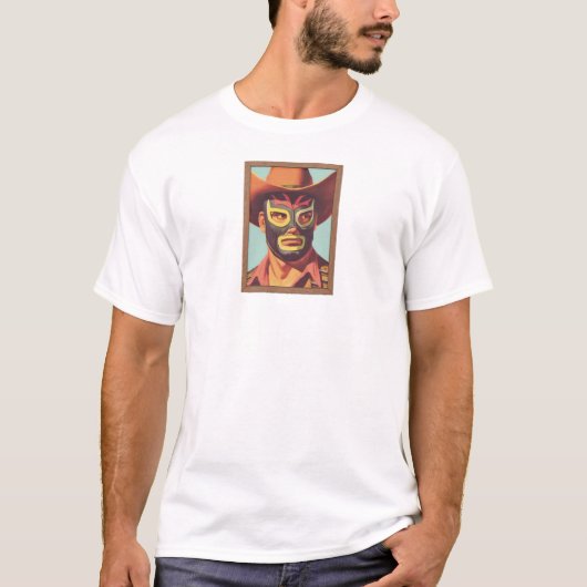 Luchador-Cowboy T-Shirt (Vorderseite)