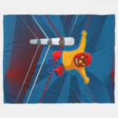 Luchador-Decke Fleecedecke (Vorderseite (Horizontal))