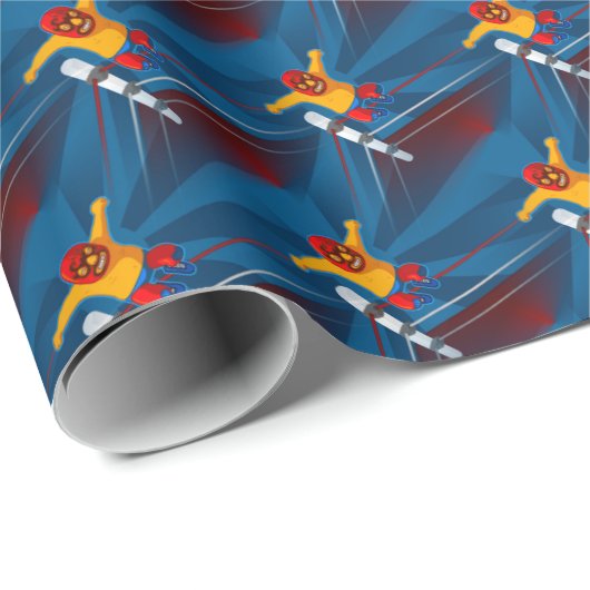 Luchador Geschenkpapier (Rolleneckpunkt)