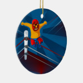 Luchador Keramikornament (Rechts)