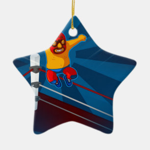 luchador keramikornament