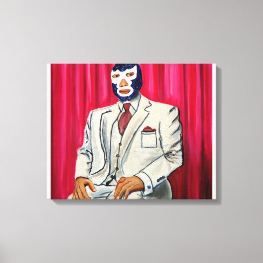 Luchador Leinwanddruck (Vorderseite)