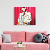 Luchador Leinwanddruck (Insitu (Wohnzimmer))