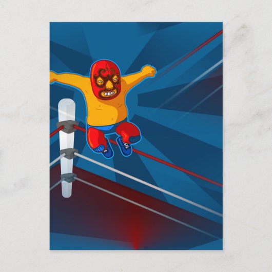 Luchador Postkarte (Vorderseite)