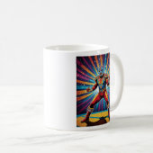 Luchador Power Stance Kaffeetasse (VorderseiteRechts)
