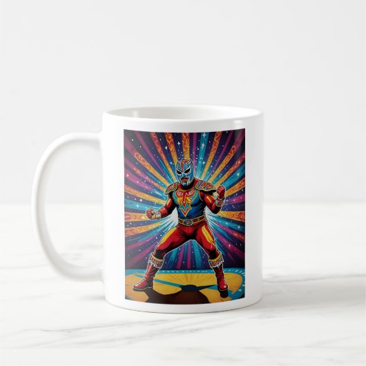 Luchador Power Stance Kaffeetasse (Links)