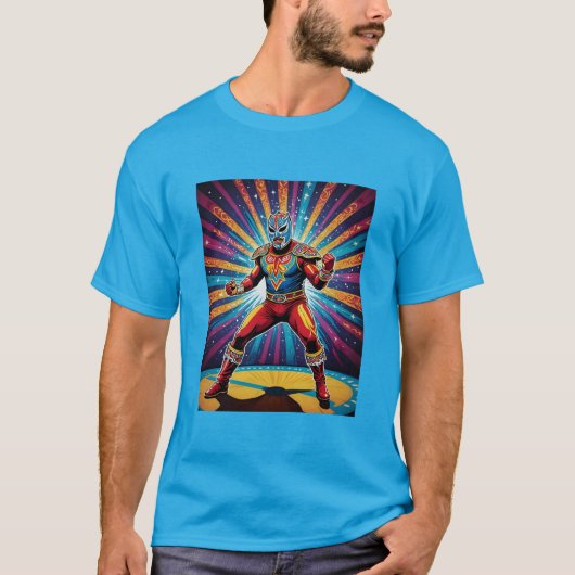 Luchador Power Stance T-Shirt (Vorderseite)