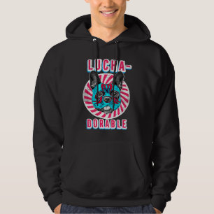 Luchadorable Lucha Libre Frenchie Dog Hoodie