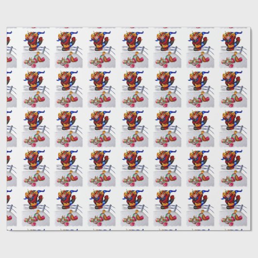 Luchadores Geschenkpapier (Flach)