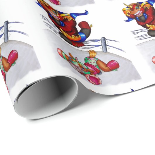Luchadores Geschenkpapier (Rolleneckpunkt)