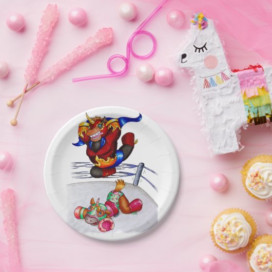 Luchadores Pappteller (Party)