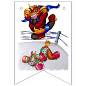 Luchadores Wimpelkette (Dritte Fahne)