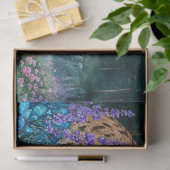 Luchs bei Sonnenaufgang durch Wasserfall Seidenpapier (Geschenk)