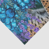 Luchs bei Sonnenaufgang durch Wasserfall Seidenpapier (Ausschnitt)