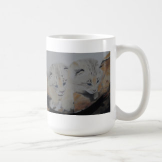 Luchs-CUBpastellmalerei-Grafik-Tasse Kaffeetasse