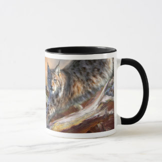 Luchs-Geist-Kunst-Tasse Tasse