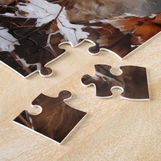 Luchs im Winter Puzzle (Seite)