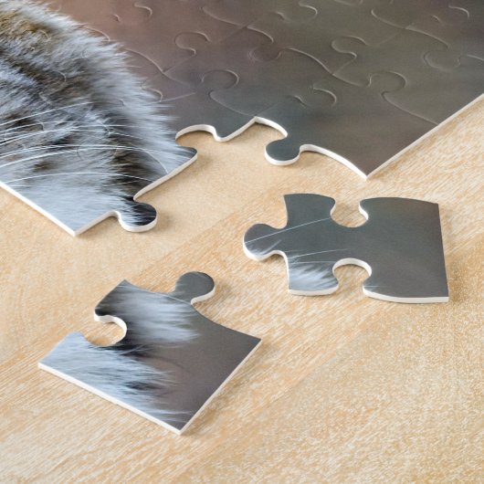 Luchs-Rotluchs-Tier-Fleischfresser-Katze Puzzle (Seite)