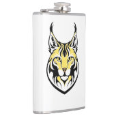 Luchs, wilde Katze Flachmann (Rechts)