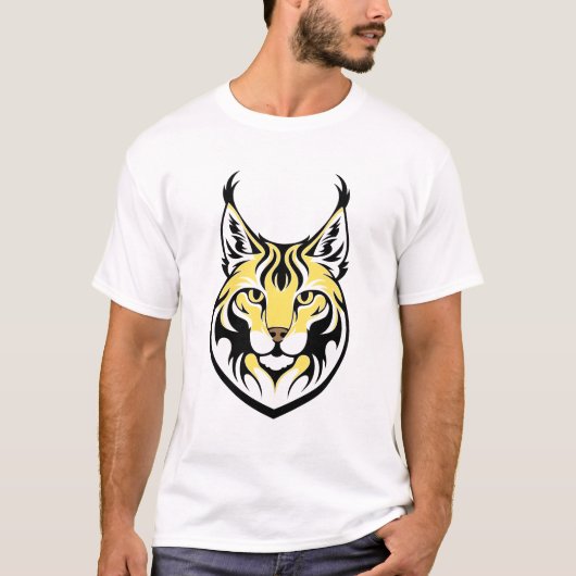 Luchs, wilde Katze T-Shirt (Vorderseite)