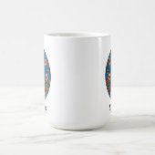 Luchs Wildes Tier Wildtier Natur Design Kaffeetasse (Mittel)