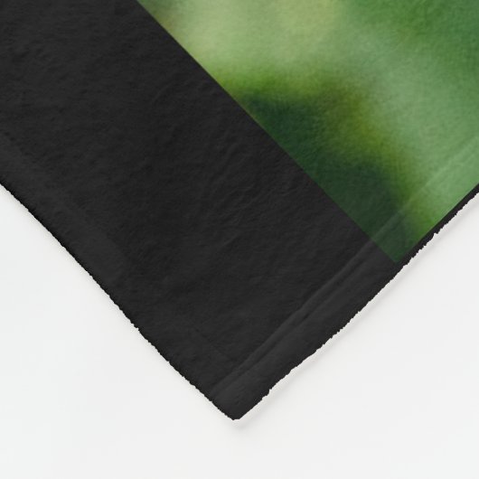 Luchs-Wildkatze auf Fleece-Decke Fleecedecke (Ecke)