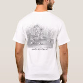 Luchs, www.LarasCreations.net T-Shirt (Rückseite)