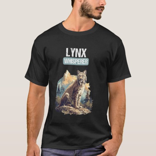 Luchse Luchsflüsterer T-Shirt (Vorderseite)