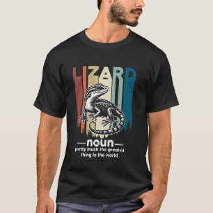 Luchsfänger Lustig Retro Gecko Echsenjäger Def T-Shirt