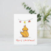 Lüchsiger Fuchs/ Frohe Weihnachten (Stehend Vorderseite)