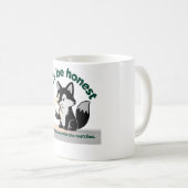 Lüchsischer Fuchs mit Streichhölzern Kaffeetasse (VorderseiteRechts)