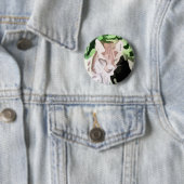 Luchskatzenmalerei Button (Beispiel)