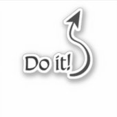 Luci - Mach es! - Ernüchterung Aufkleber (Vorderseite)