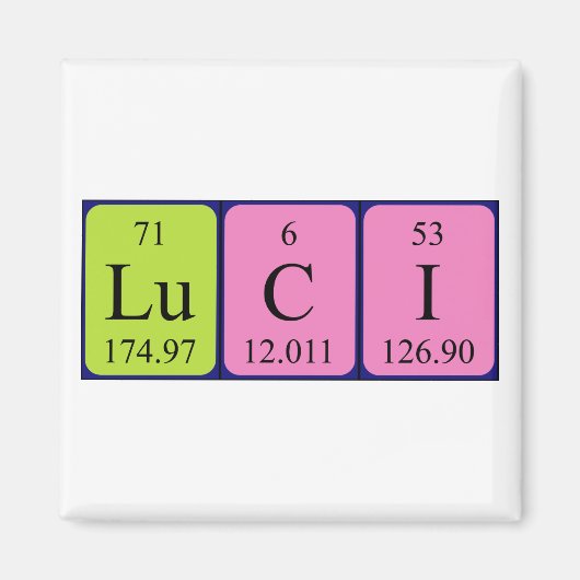 Luci Periodenmagnet Magnet (Vorne)