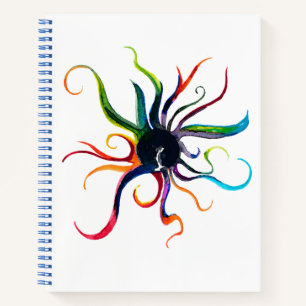LUCI Spiralnotebook, 8,5 x 11, harte Abdeckung Notizblock