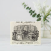 Lucia de Lammermoor' die Oper Postkarte (Stehend Vorderseite)