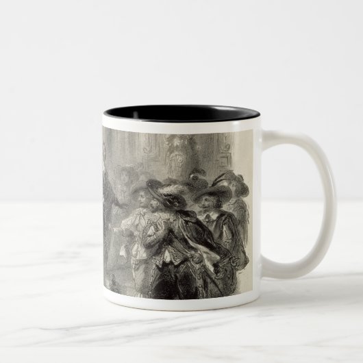 Lucia de Lammermoor' die Oper Zweifarbige Tasse (Rechts)
