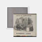 Lucia de Lammermoor' von Gaetano Donizetti Magnet (Vorderseite/Rückseite)