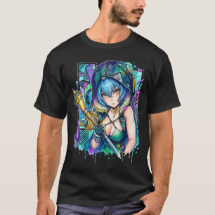 Lucia Elowen ZZZ Spook Shack Ziegen Thiren Porträt T-Shirt