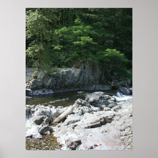 Lucia Falls Portrait Poster (Vorne)