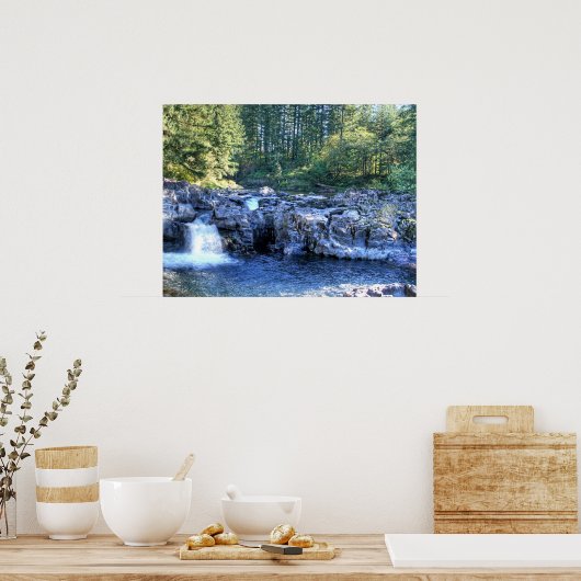 Lucia fällt Spring1 Poster (Küche)