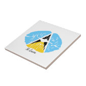 Lucia Flag Lippen Fliese (Seite)